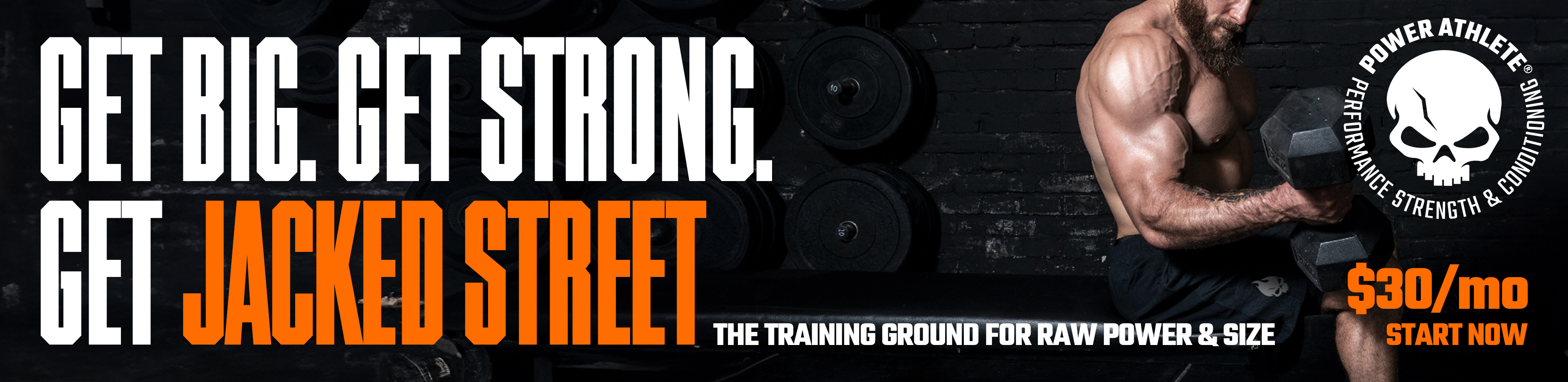 Promo image for Power Athlete's Jacked Street workout plan